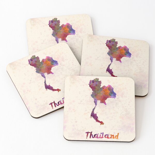 Item preview, Thailand in watercolor designed and sold by paulrommer.