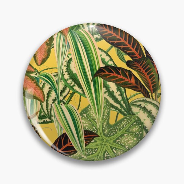 Item preview, Tropical leaves on yellow designed and sold by Clara’s.