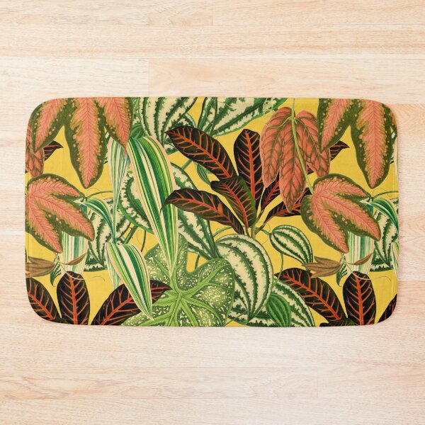 Item preview, Tropical leaves on yellow designed and sold by Clara’s.