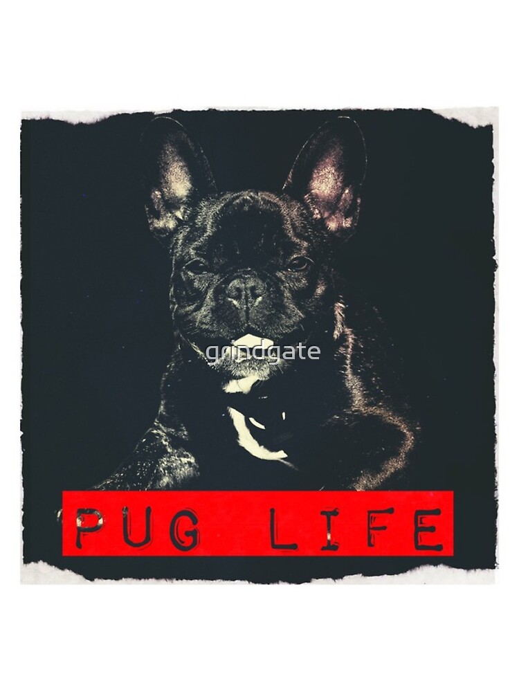 Thumbnail 5 of 5, iPhone Case, Pug Life designed and sold by grindgate.
