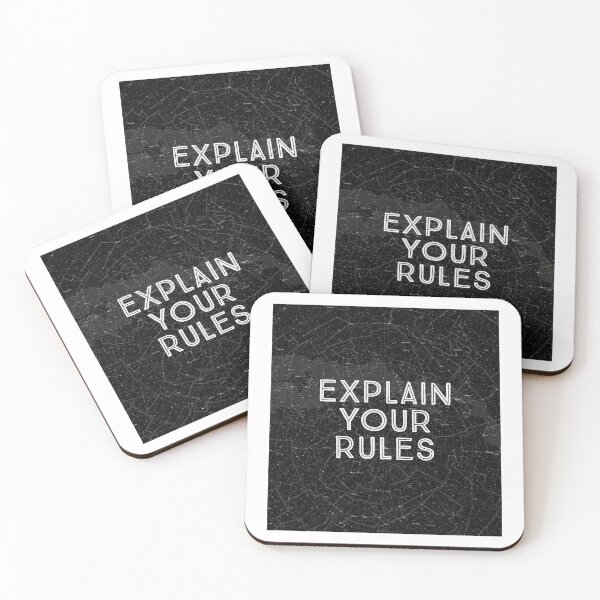 Item preview, explain your rules designed and sold by CrazyFace5.