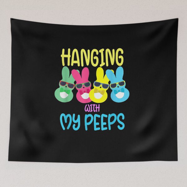 Item preview, Hanging With My Peeps Bunny Easter Day Family Tee, designed and sold by joandinkelSH.
