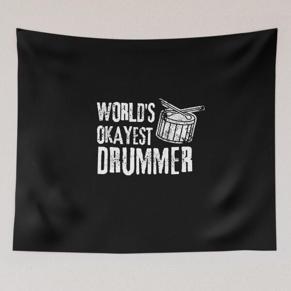 Item preview, World's Okayest Drummer designed and sold by Rhu Creations.