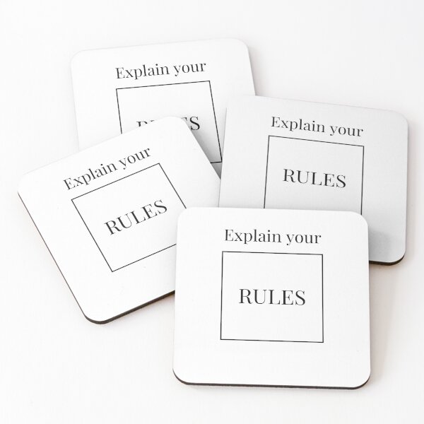 Item preview, explain your rules designed and sold by CrazyFace5.