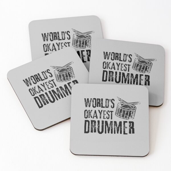 Item preview, World's Okayest Drummer designed and sold by Rhu Creations.