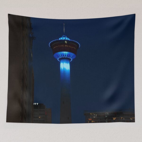 Item preview, Calgary Tower at Night designed and sold by Catherine Reading.