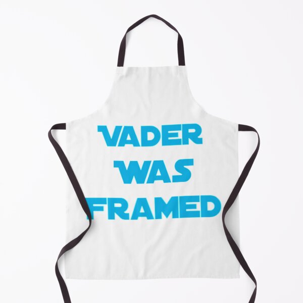 Item preview, Vader Was Framed In Light Blue On White Background designed and sold by UncleStuScience.