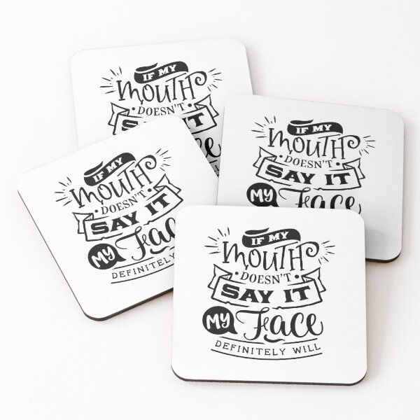 Item preview, If My Mouth Doesn't Say It My Face Definitely Will-mom puns designed and sold by shivani21061993.