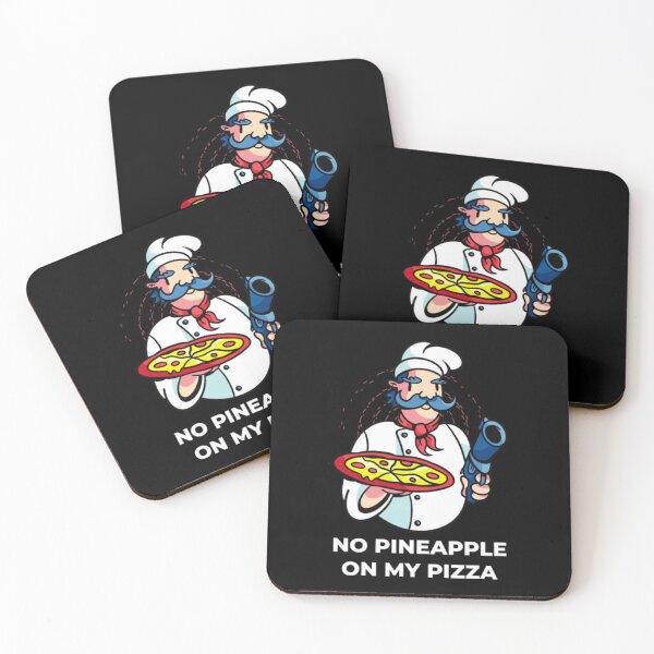 Item preview, No Pineapple On My Pizza - Chef with Gun  designed and sold by AnnaGails.
