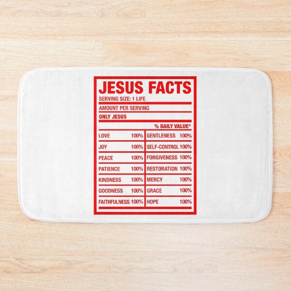 Item preview, Jesus facts designed and sold by plushism.