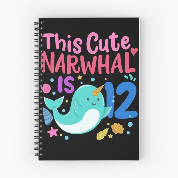 Item preview, 12th Birthday Narwhal Twelve Years Old designed and sold by CreativeGiftShp.