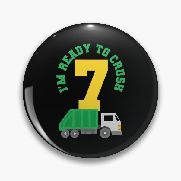 Item preview, 7th Birthday Garbage Trucks Seven Years Old designed and sold by CreativeGiftShp.