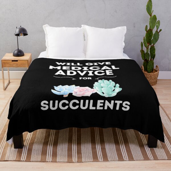 Item preview, Will Give Medical Advice For Succulents // Black designed and sold by DocTeen.