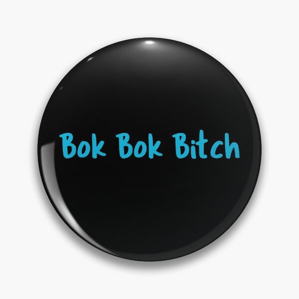 Item preview, Bok Bok Bitch -Crazy Rich Asians Design in Aqua Text- because Chickens are Bitches! designed and sold by katiekendall.
