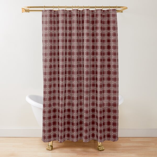 Burgundy Shower Curtains Redbubble