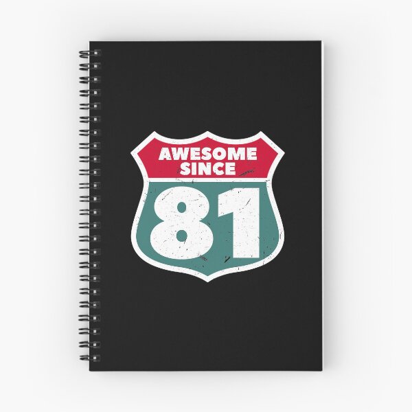 Item preview, Awesome Since 1981 Vintage 40th Birthday Gift designed and sold by designandclouds.