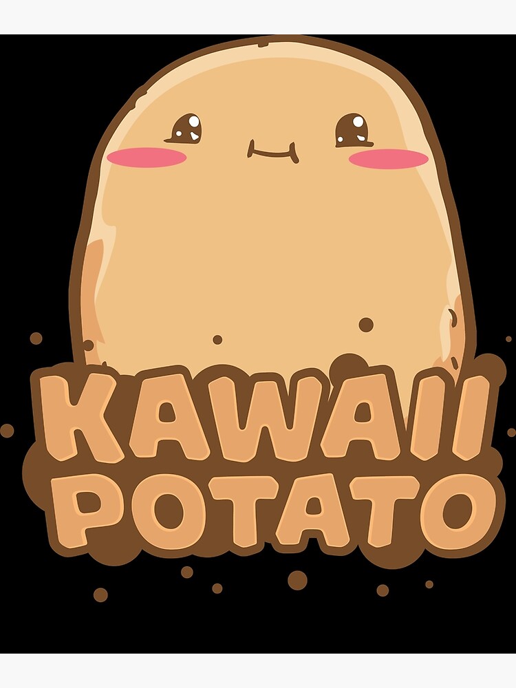 Download Cute Anime-inspired Potato Character PNG Online - Creative Fabrica