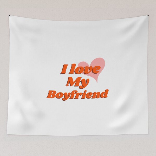 Item preview, I love my boyfriend shirt designed and sold by Theleochick.