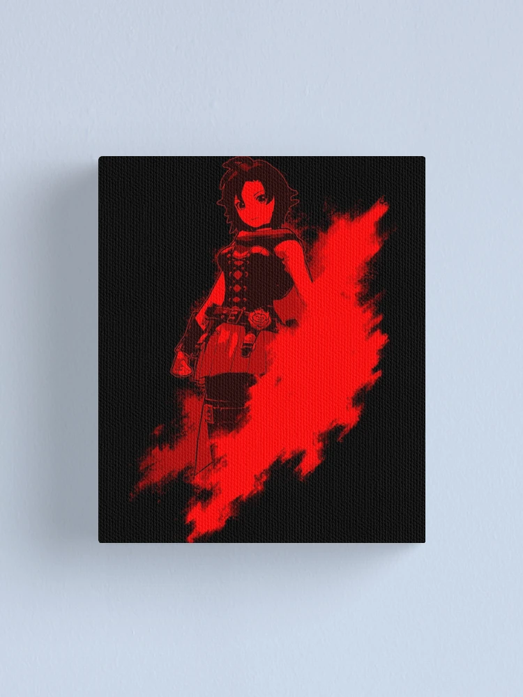 Thumbnail 1 of 3, Canvas Print, RWBY-RUBY ROSE designed and sold by FILMBIONICX.