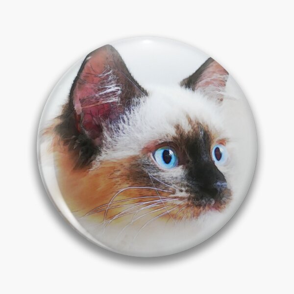 Item preview, Siamese Cat Blue Eyes designed and sold by Heathermarie321.