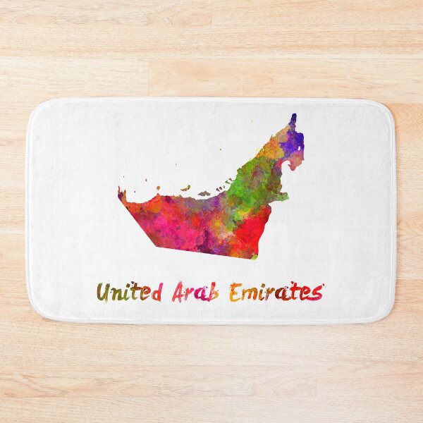 Item preview, United Arab Emirates in watercolor designed and sold by paulrommer.