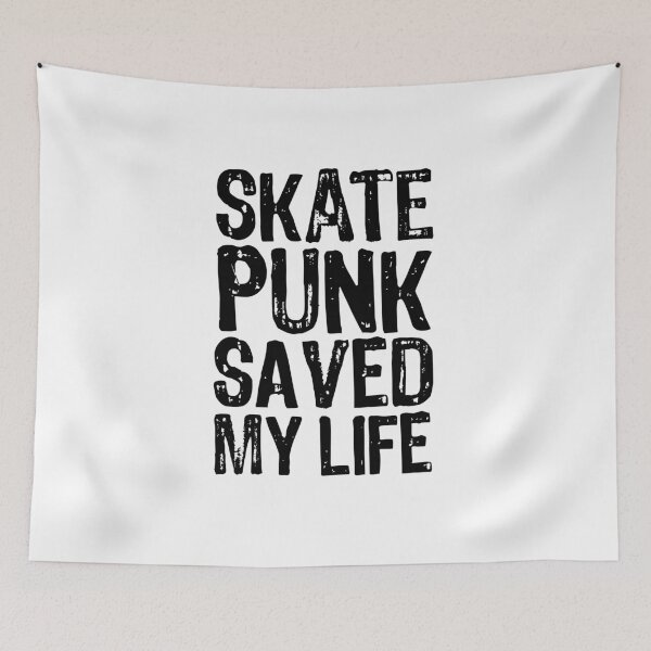 Item preview, Skate Punk Saved My Life designed and sold by The "I Love Everything" Shop.