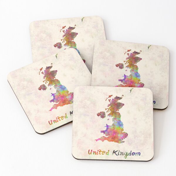 Item preview, United Kingdom in watercolor designed and sold by paulrommer.