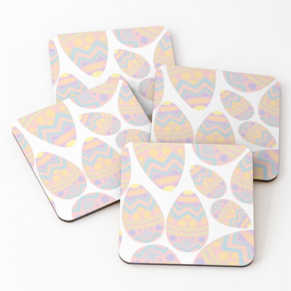 Item preview, Pastel Easter eggs repeated pattern designed and sold by Louisa Powell.