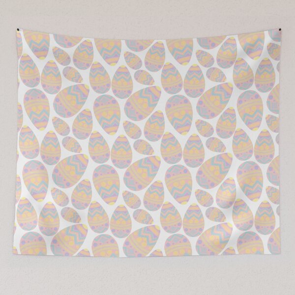 Item preview, Pastel Easter eggs repeated pattern designed and sold by Louisa Powell.