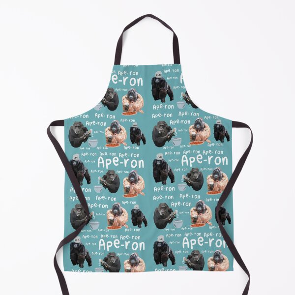 Item preview, A is for Ape, Ape Design Artwork – Orangutan, Gorilla, and Chimpanzee Illustration and Wildlife Art designed and sold by PrettylittlepastelUk.