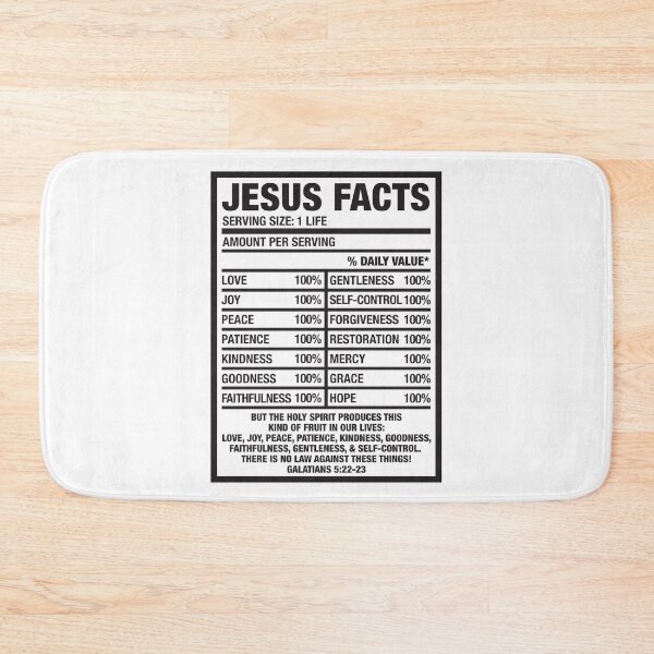 Item preview, Jesus facts designed and sold by plushism.