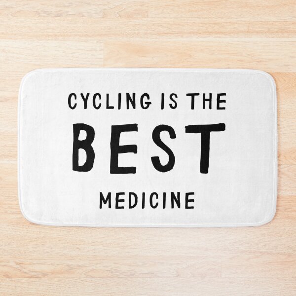 Item preview, Cycling is the best medicine. designed and sold by TheGreenGoat.