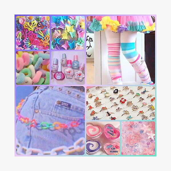 Pastel Theme Mood Board Fashion Accessories Stock Photo 418955800