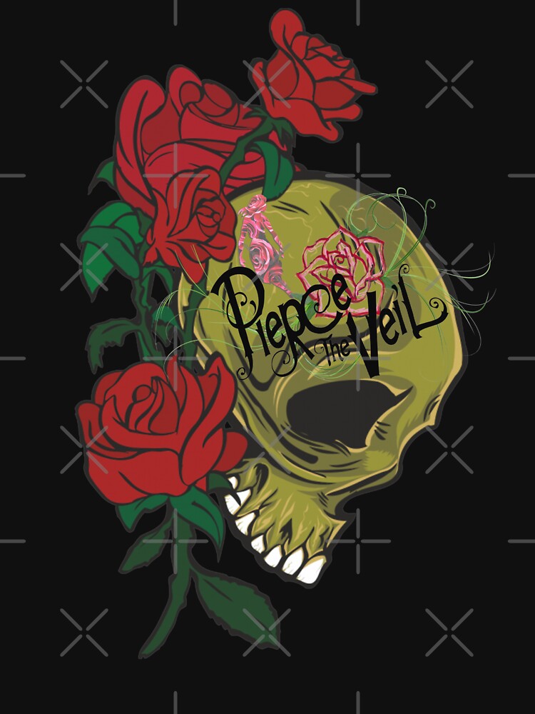 "Pierce The Veil Skull " Tshirt for Sale by FunPaf Redbubble