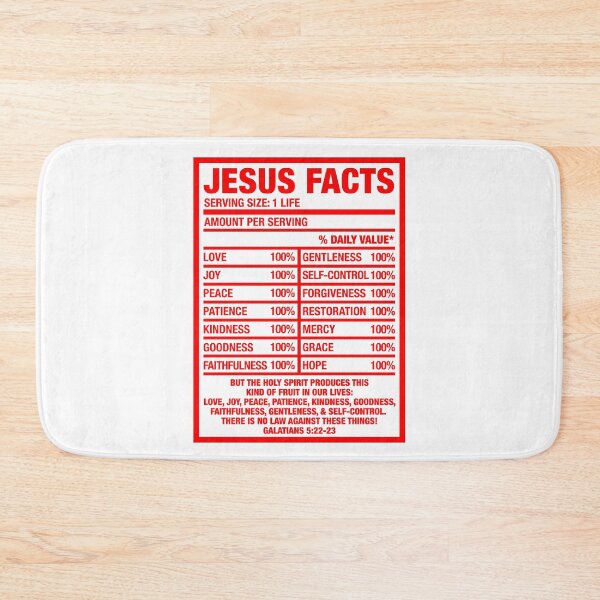 Item preview, Jesus facts designed and sold by plushism.