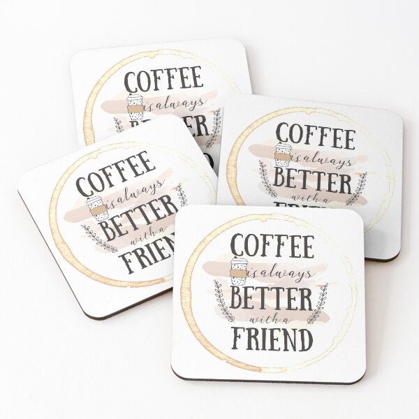 Item preview, Coffee is always better with friends, best gift for coffee lovers  designed and sold by Style2Vie.