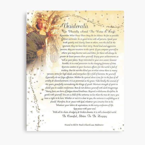 Item preview, desiderata poem=angelic designed and sold by Desiderata4u.