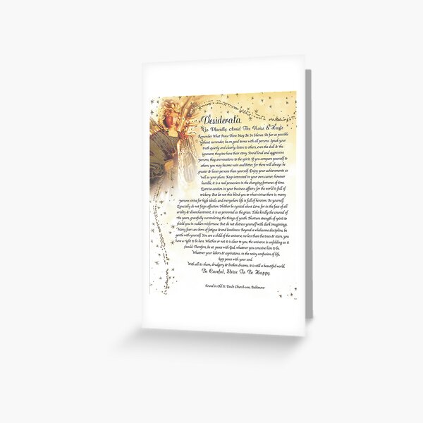 Item preview, desiderata poem=angelic designed and sold by Desiderata4u.