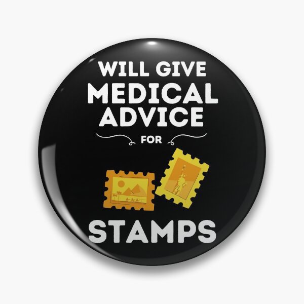 Item preview, Will Give Medical Advice For Stamps // Black designed and sold by DocTeen.