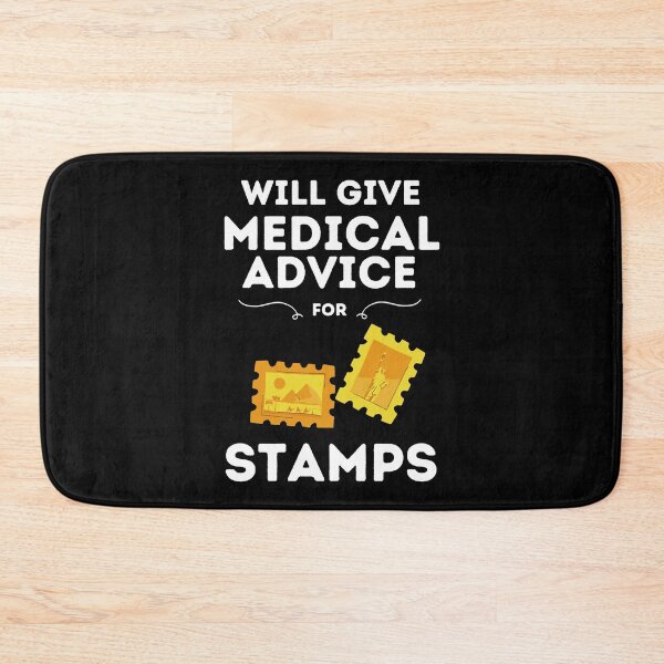 Item preview, Will Give Medical Advice For Stamps // Black designed and sold by DocTeen.
