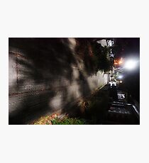 Night Scene Six - Street Shadows Photographic Print