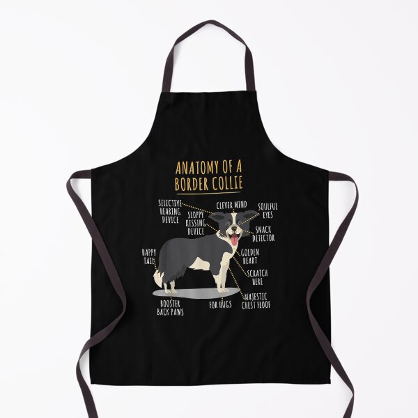 Item preview, Funny Anatomy Of A Border Collie Intelligent Dog Breed designed and sold by manidala.