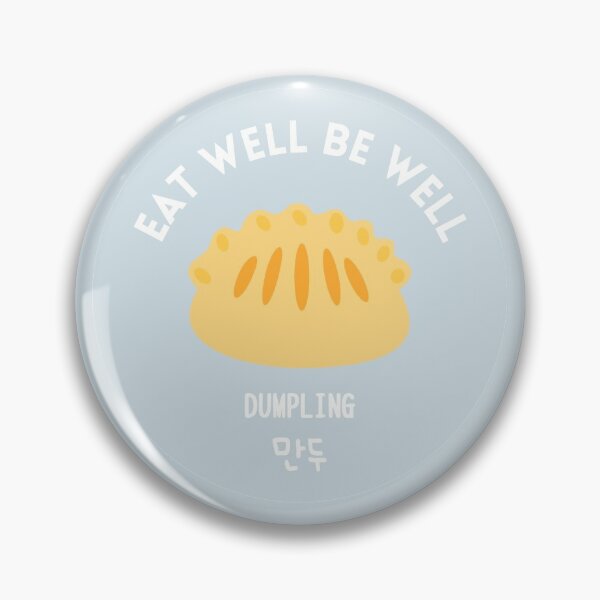 Item preview, Pastel Blue Korean Dumpling Mandu Street Food Snack designed and sold by zion-11.