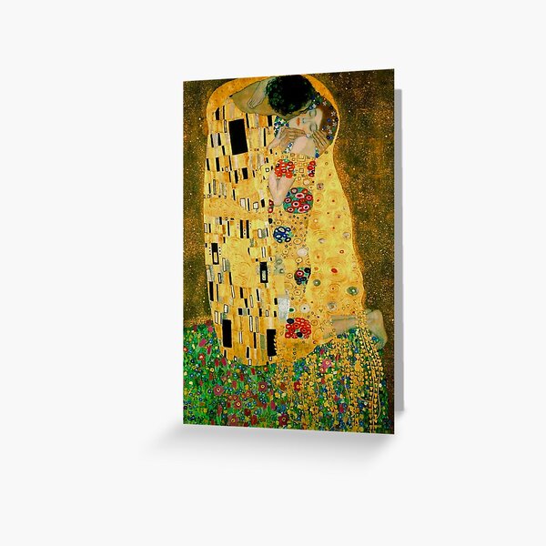 Vista previa del artículo con la obra «Cuadro original de Klimt - El beso», diseñado y vendido por gegele.