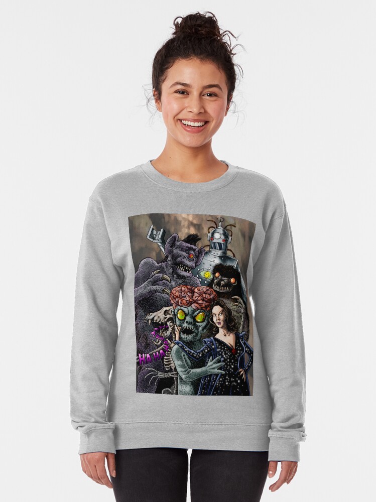Alternate view of Ship of Monsters Pullover Sweatshirt
