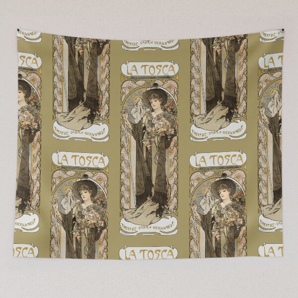 Item preview, La Tosca: staged in 1899 with Sarah Bernhardt poster designed and sold by SolidEarthArt.