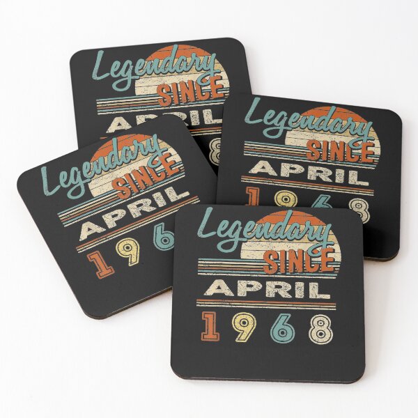 Item preview, Legendary Since April 1968 53 Years 53rd Quarantine Birthday  designed and sold by manidala.