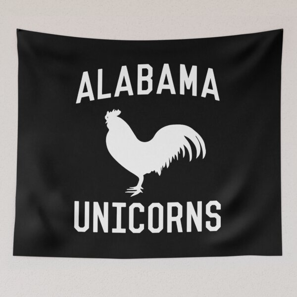 Item preview, alabama unicorns white designed and sold by camposdd666.