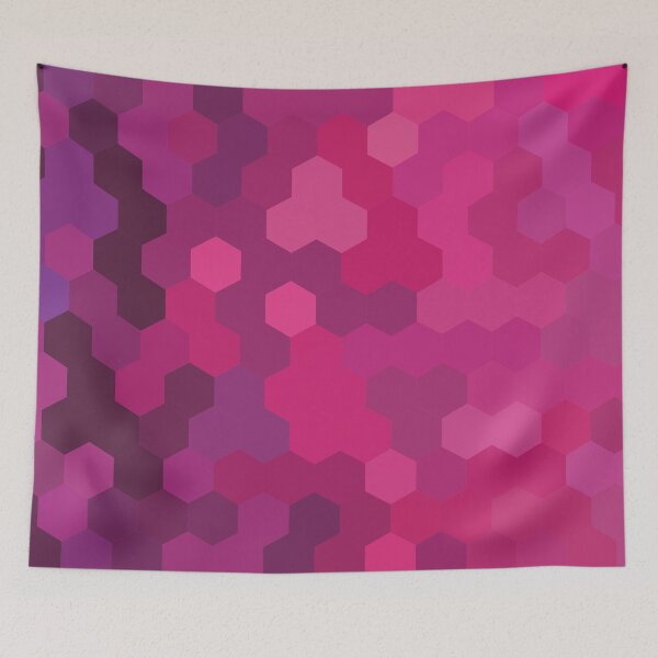 Item preview, Pink Honeycomb Seamless Pattern designed and sold by fahadabu.