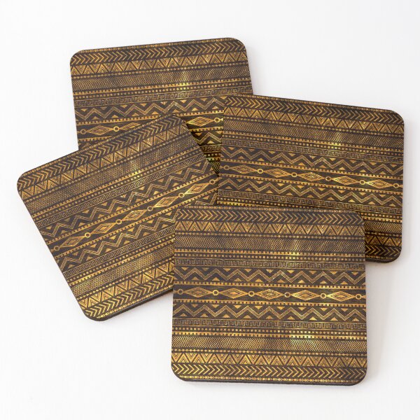 Item preview, Patrón Tribal Dorado - Patrón Tribal Brillante designed and sold by JackMoreh.